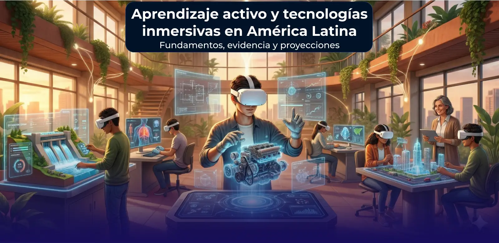 Aprendizaje activo y tecnologías inmersivas en América Latina: fundamentos, evidencia y proyecciones