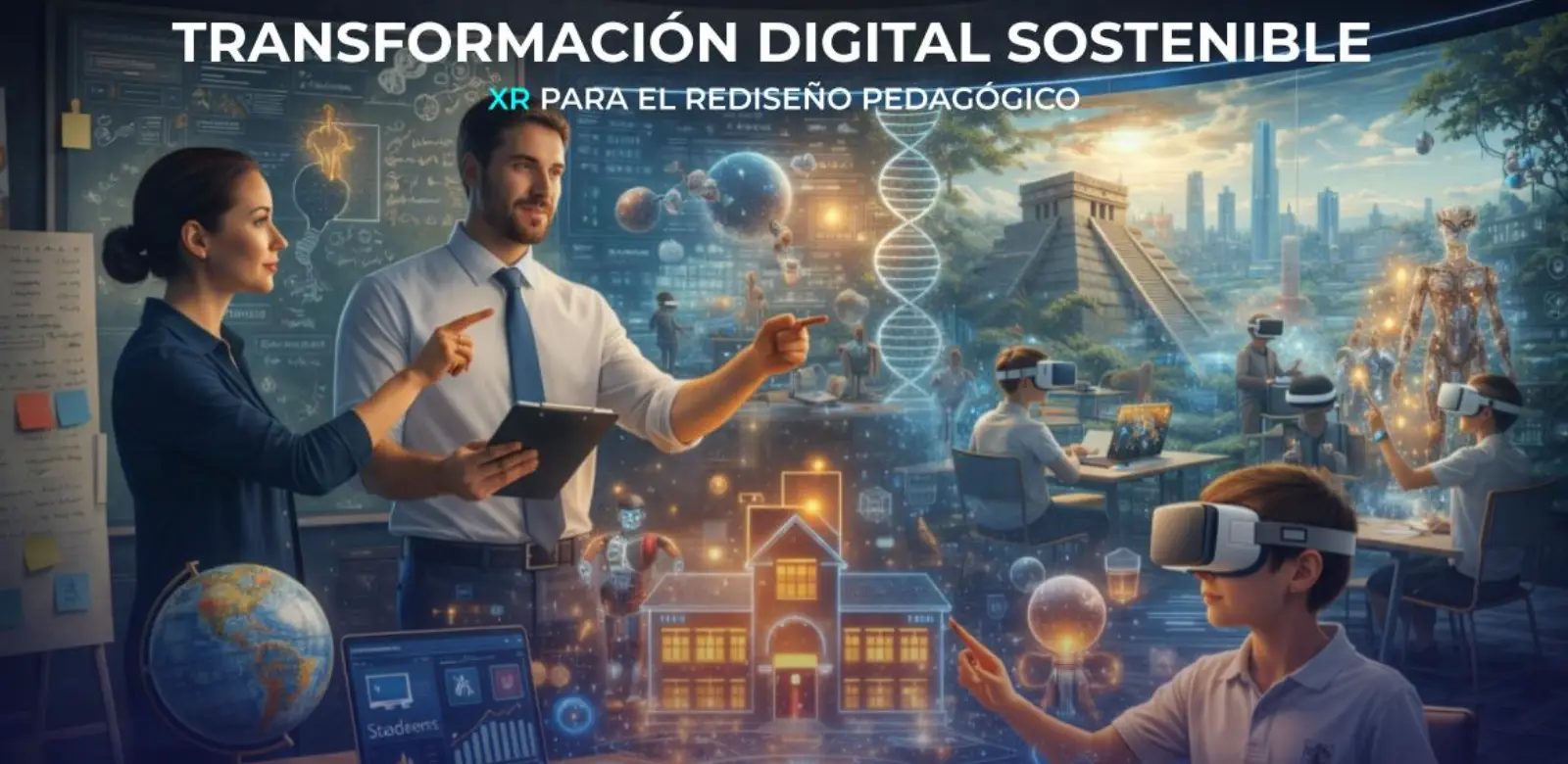Replicabilidad y rediseño pedagógico en América Latina: realidades extendidas para una transformación digital sostenible en educación K12